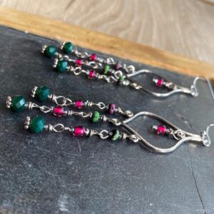MountainBelleDesigns Elfish Chandelier Earrings Handmade by Me in Montana